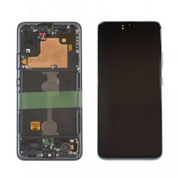 Original Écran Complet Vitre Tactile LCD Châssis Samsung Galaxy A90 5G (A908F) Service Pack Noir